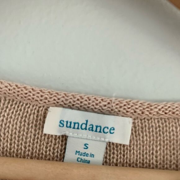 Sundance linen blend loose knit sweater size woman’s small - Picture 6 of 8